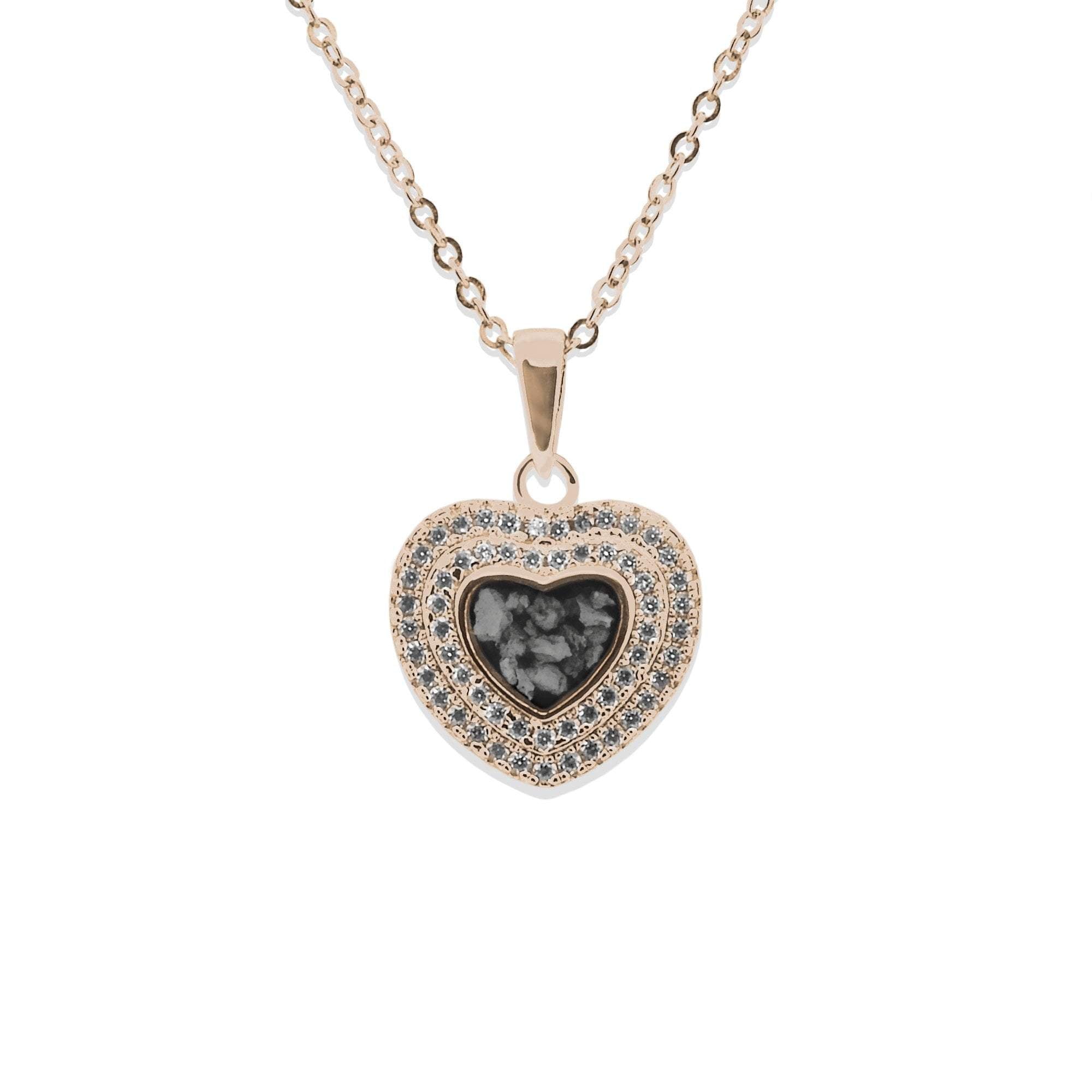 EverWith Ladies Cherish Memorial Ashes Pendant with Fine Crystals - EverWith Memorial Jewellery - Trade