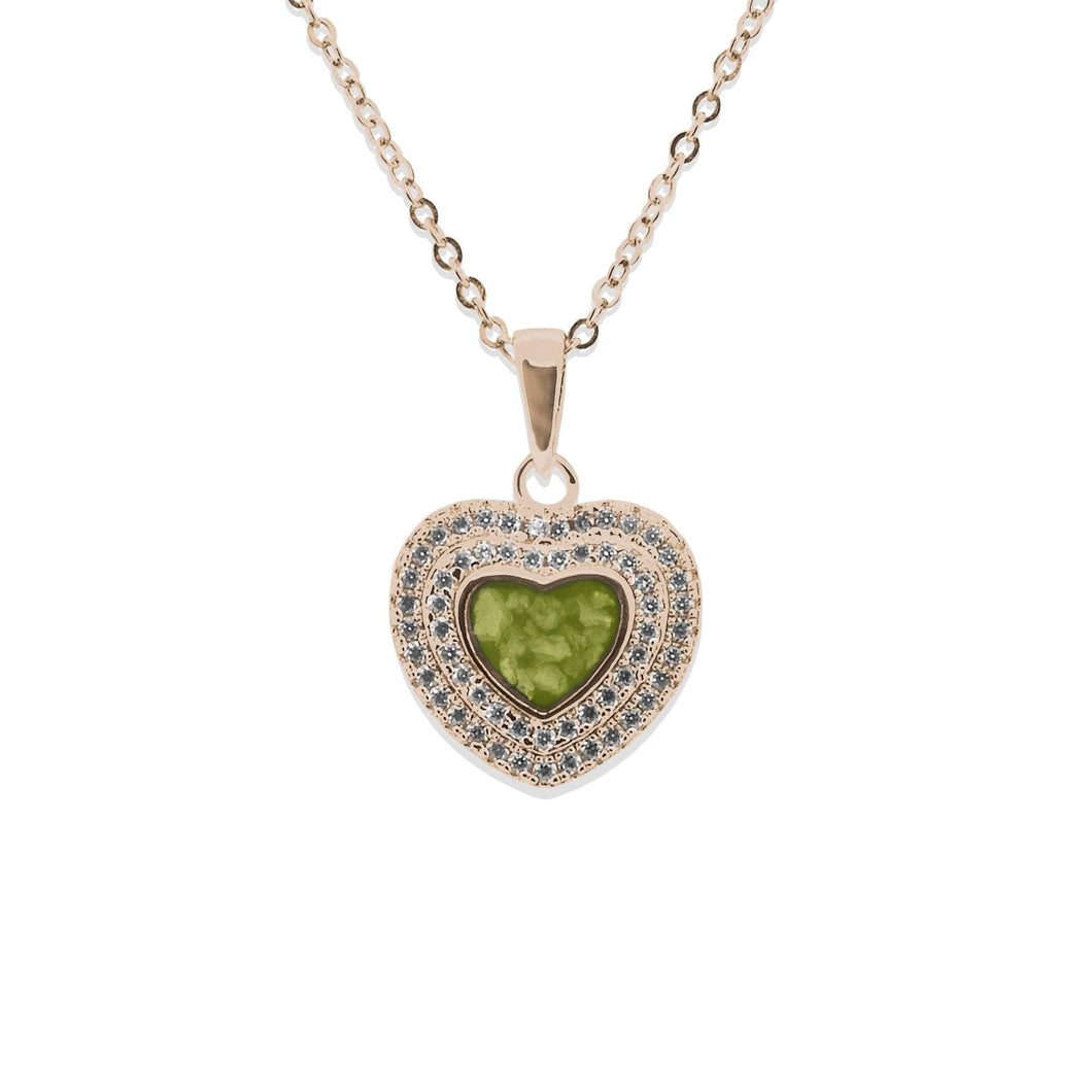 EverWith Ladies Cherish Memorial Ashes Pendant with Fine Crystals - EverWith Memorial Jewellery - Trade