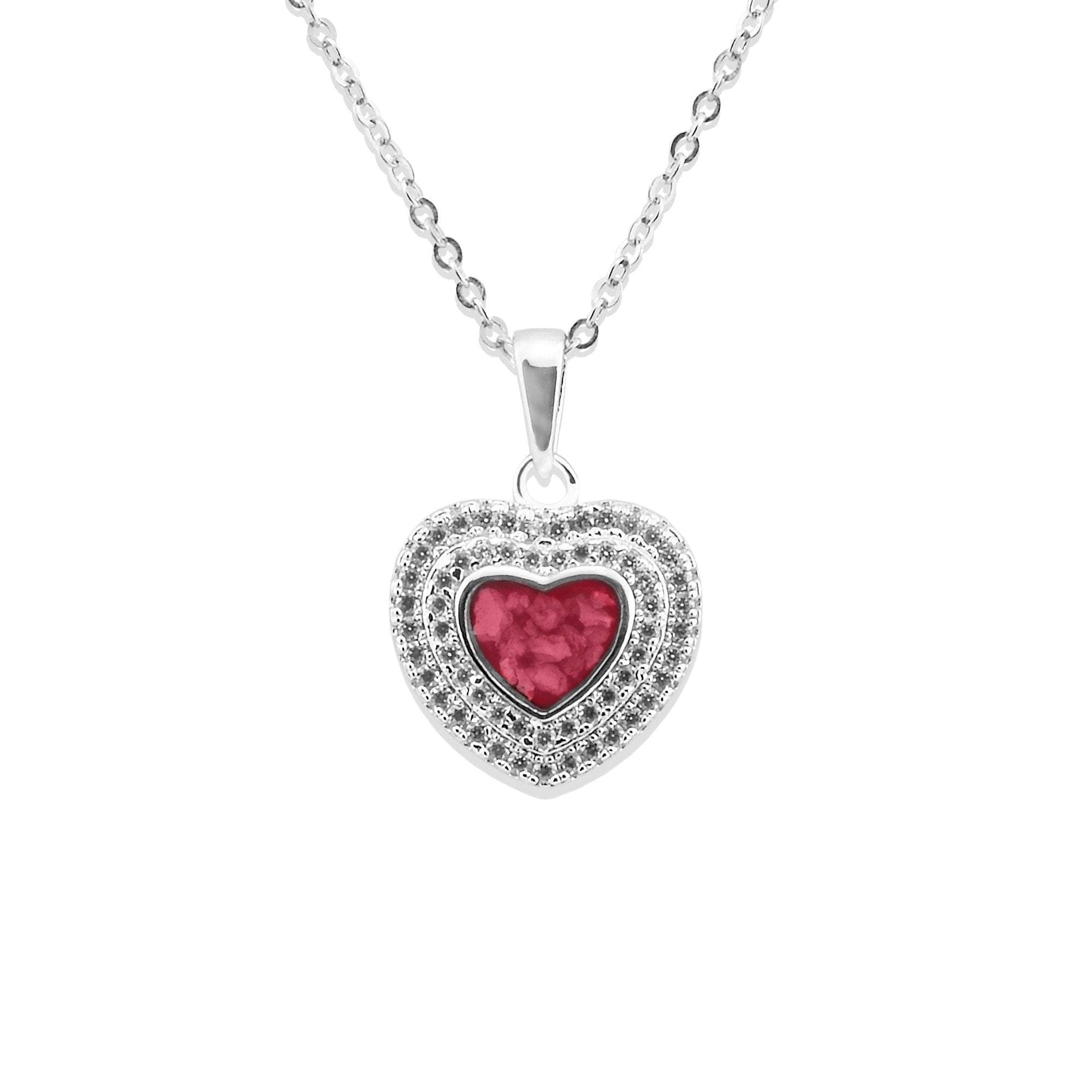 EverWith Ladies Cherish Memorial Ashes Pendant with Fine Crystals - EverWith Memorial Jewellery - Trade