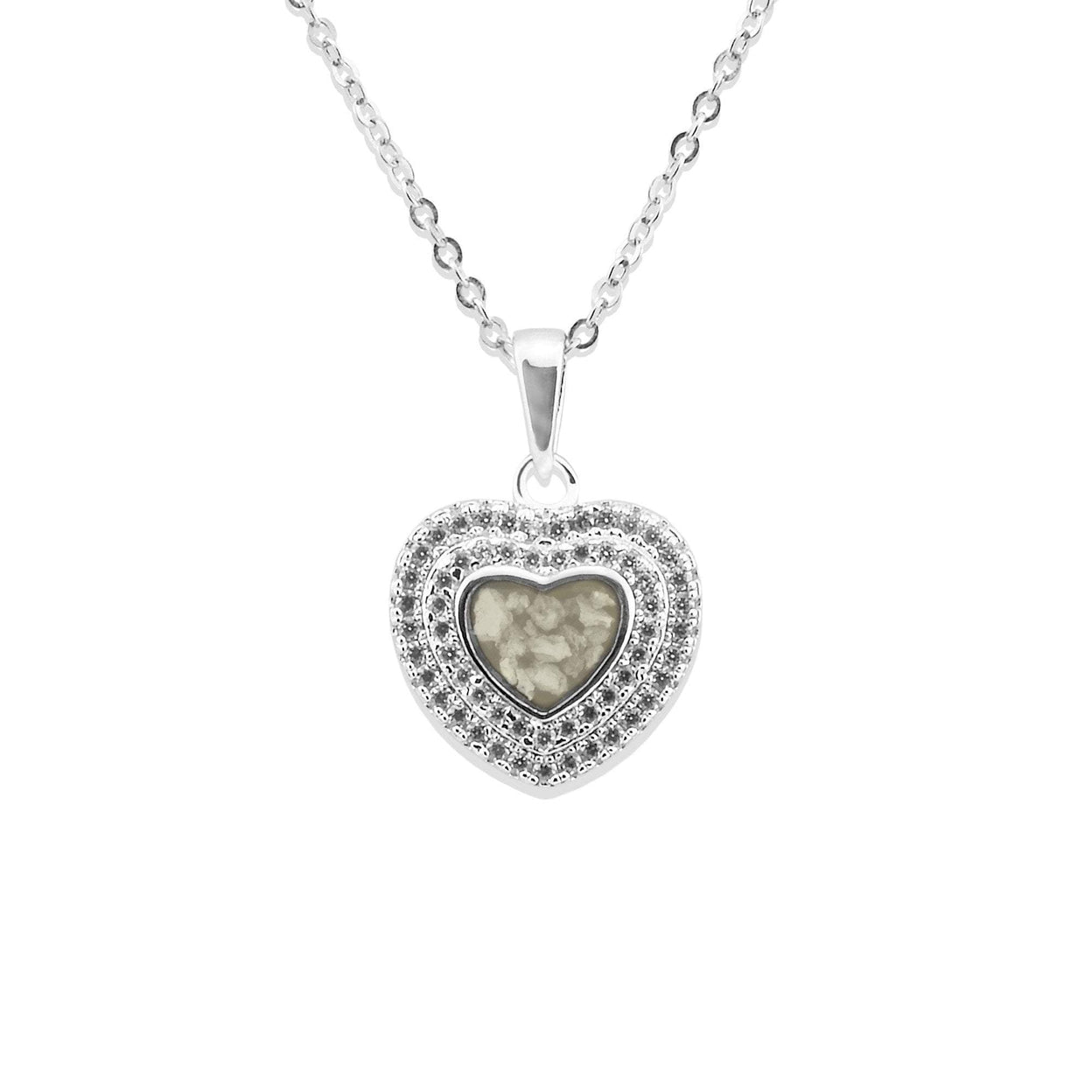 Load image into Gallery viewer, EverWith Ladies Cherish Memorial Ashes Pendant with Fine Crystals - EverWith Memorial Jewellery - Trade