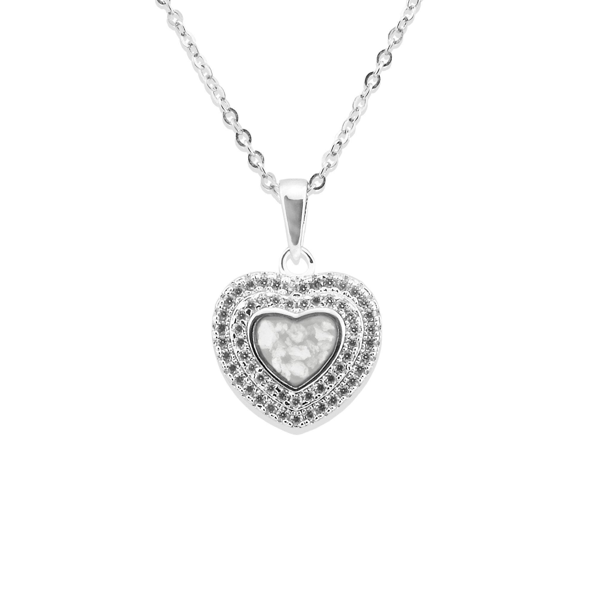 EverWith Ladies Cherish Memorial Ashes Pendant with Fine Crystals - EverWith Memorial Jewellery - Trade