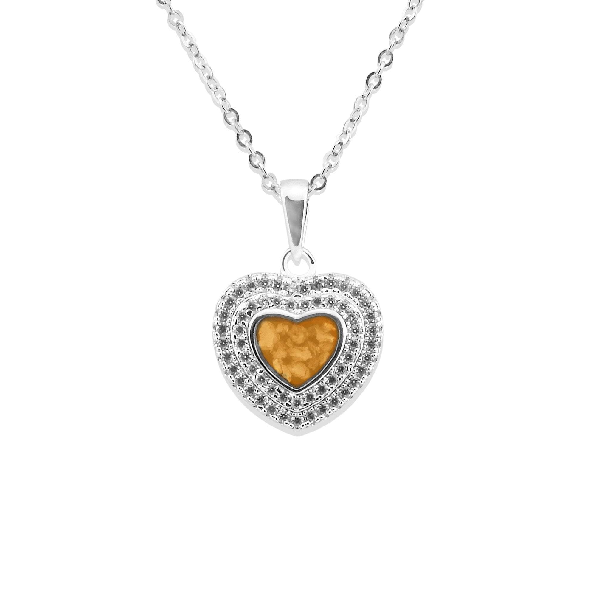 EverWith Ladies Cherish Memorial Ashes Pendant with Fine Crystals - EverWith Memorial Jewellery - Trade
