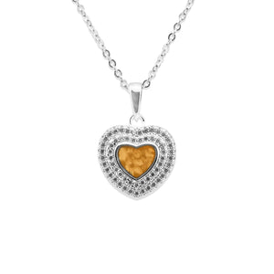 EverWith Ladies Cherish Memorial Ashes Pendant with Fine Crystals - EverWith Memorial Jewellery - Trade