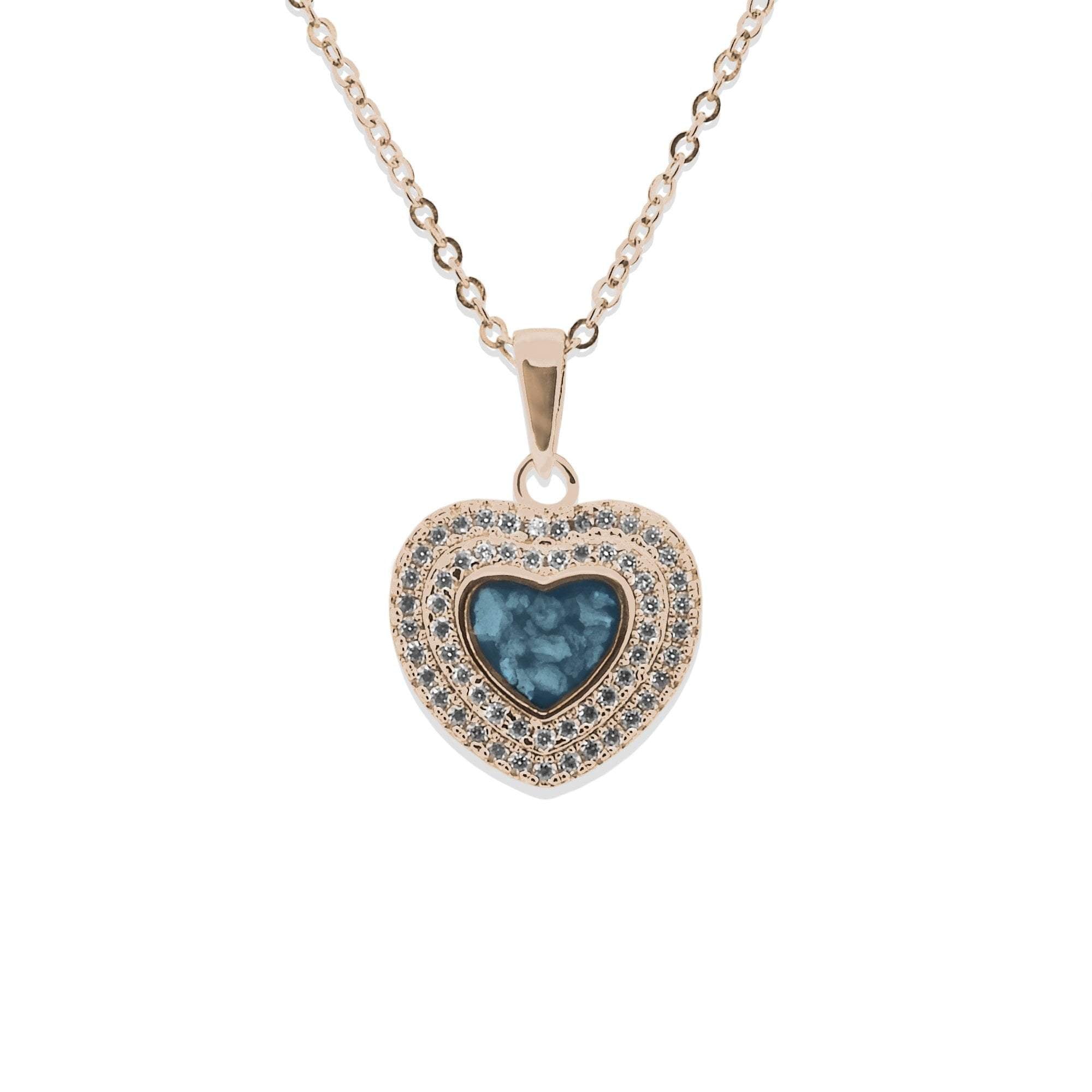EverWith Ladies Cherish Memorial Ashes Pendant with Fine Crystals - EverWith Memorial Jewellery - Trade