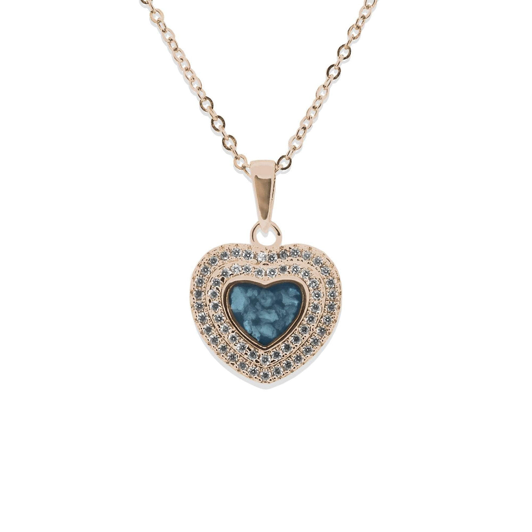 EverWith Ladies Cherish Memorial Ashes Pendant with Fine Crystals - EverWith Memorial Jewellery - Trade