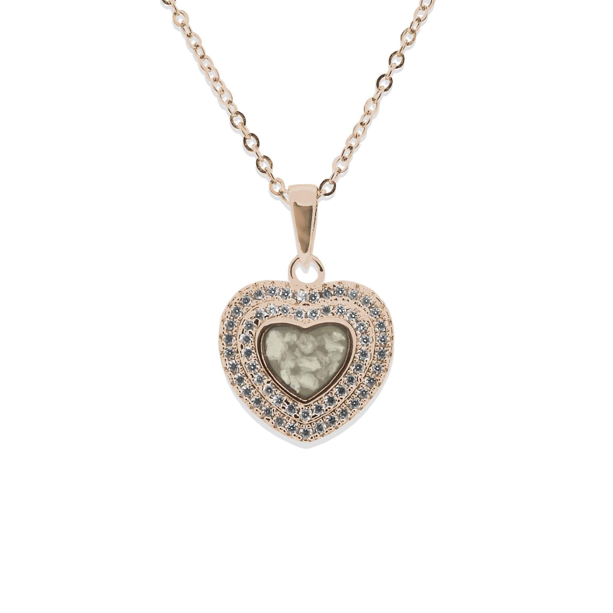 EverWith Ladies Cherish Memorial Ashes Pendant with Fine Crystals - EverWith Memorial Jewellery - Trade