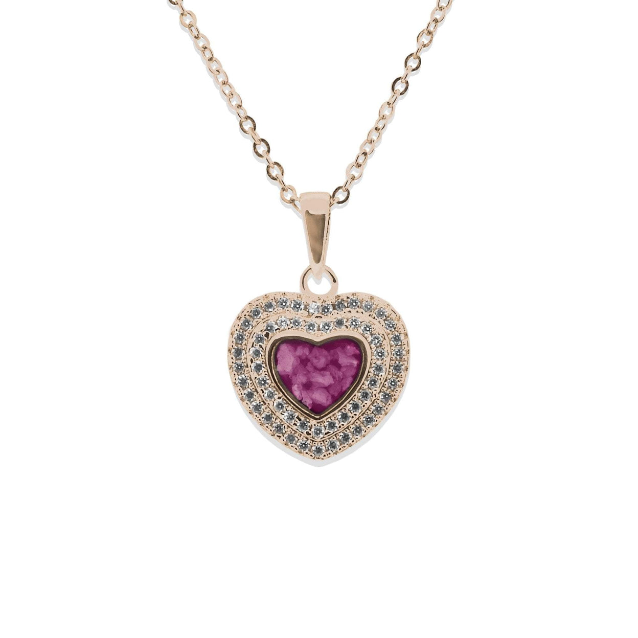 Load image into Gallery viewer, EverWith Ladies Cherish Memorial Ashes Pendant with Fine Crystals - EverWith Memorial Jewellery - Trade