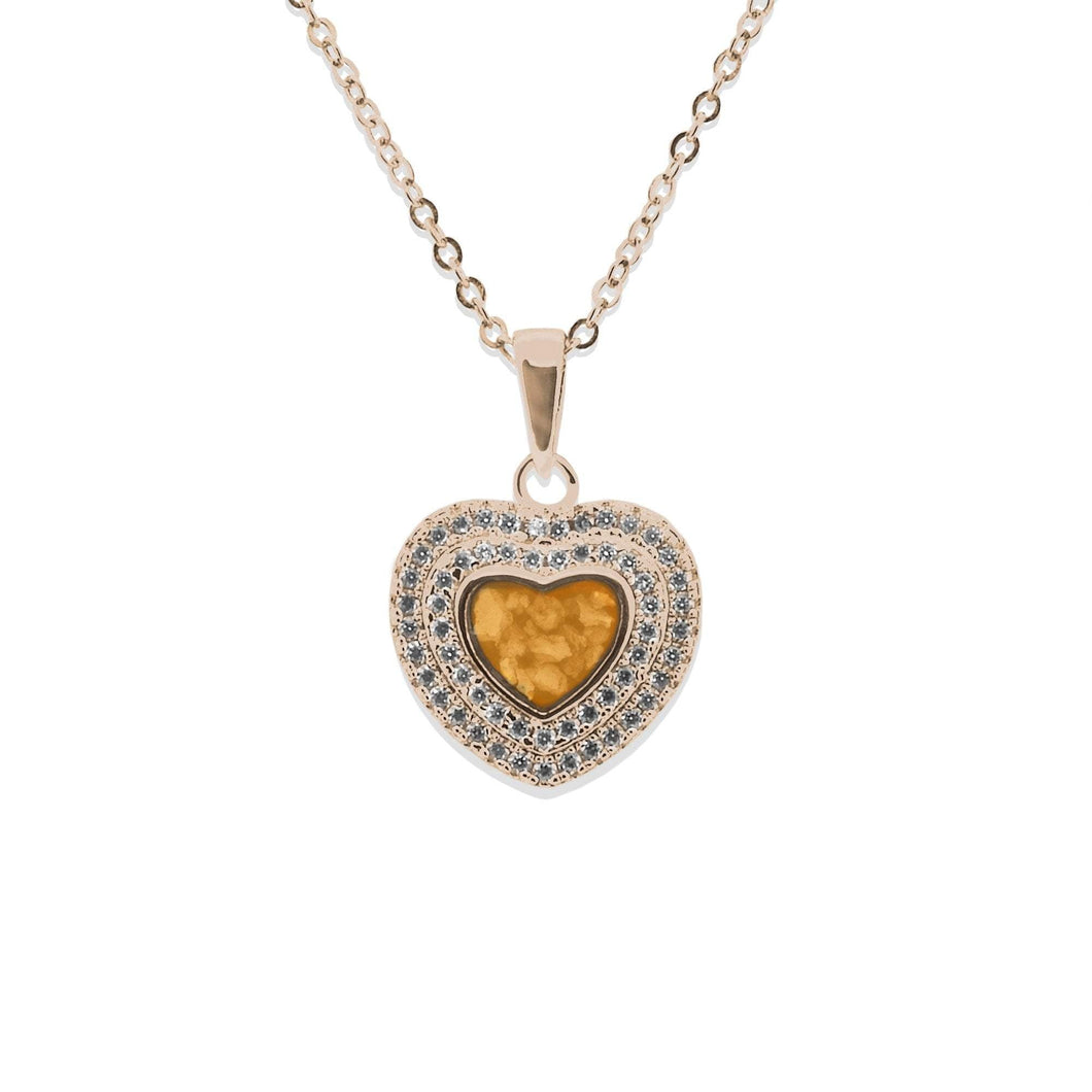 EverWith Ladies Cherish Memorial Ashes Pendant with Fine Crystals - EverWith Memorial Jewellery - Trade