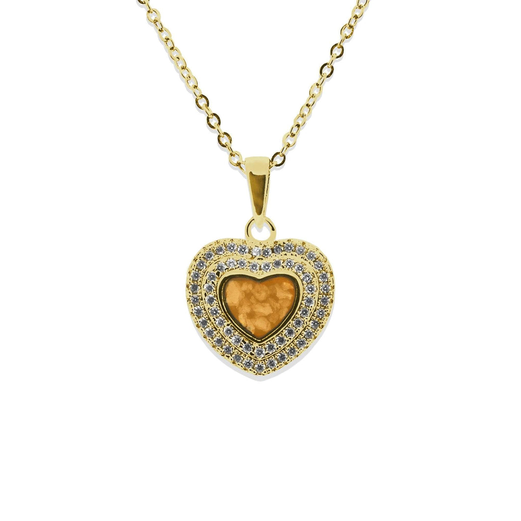 EverWith Ladies Cherish Memorial Ashes Pendant with Fine Crystals - EverWith Memorial Jewellery - Trade