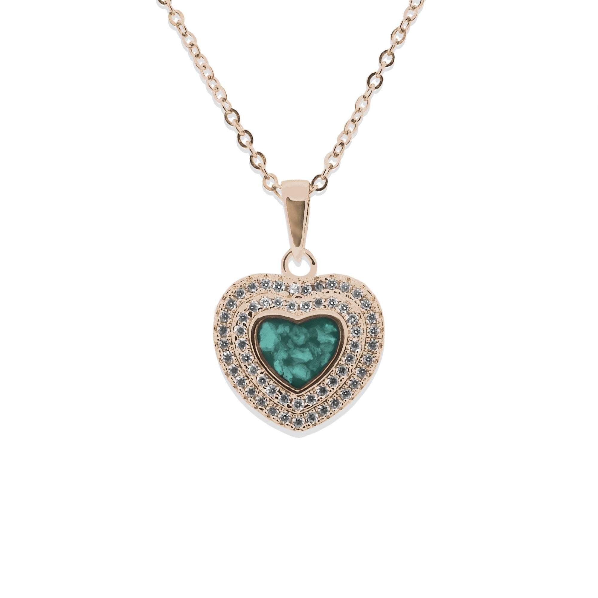 EverWith Ladies Cherish Memorial Ashes Pendant with Fine Crystals - EverWith Memorial Jewellery - Trade
