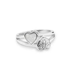 EverWith Ladies Cherish Memorial Ashes Ring with Fine Crystals - EverWith Memorial Jewellery - Trade