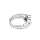 EverWith Ladies Cherish Memorial Ashes Ring with Fine Crystals - EverWith Memorial Jewellery - Trade