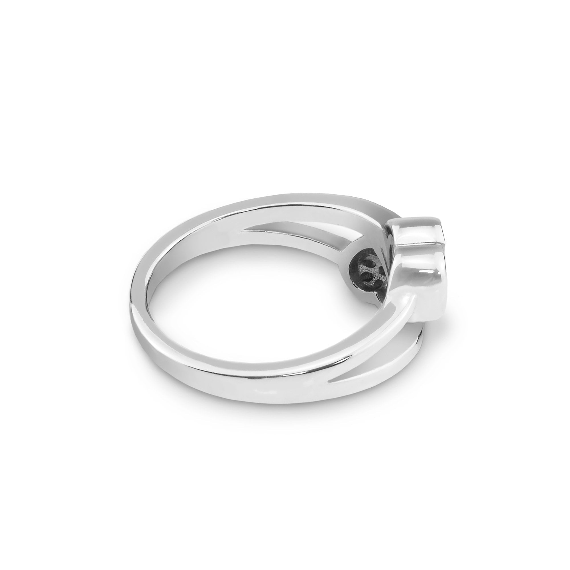 EverWith Ladies Cherish Memorial Ashes Ring with Fine Crystals - EverWith Memorial Jewellery - Trade