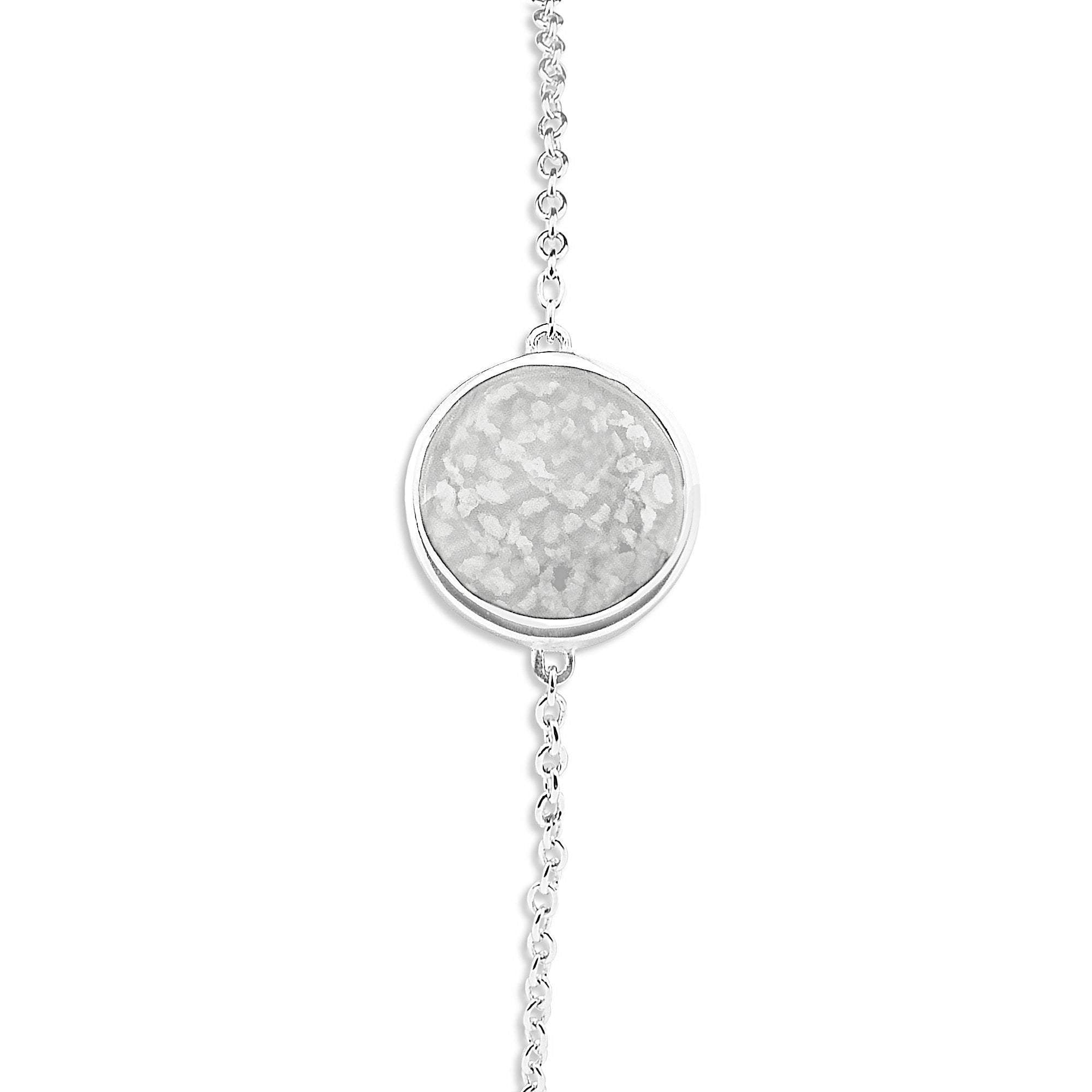 EverWith Ladies Classic Round Memorial Ashes Bracelet - EverWith Memorial Jewellery - Trade