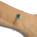 EverWith Ladies Classic Round Memorial Ashes Bracelet - EverWith Memorial Jewellery - Trade