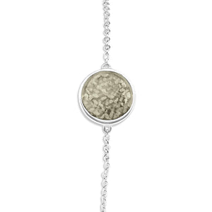 EverWith Ladies Classic Round Memorial Ashes Bracelet - EverWith Memorial Jewellery - Trade