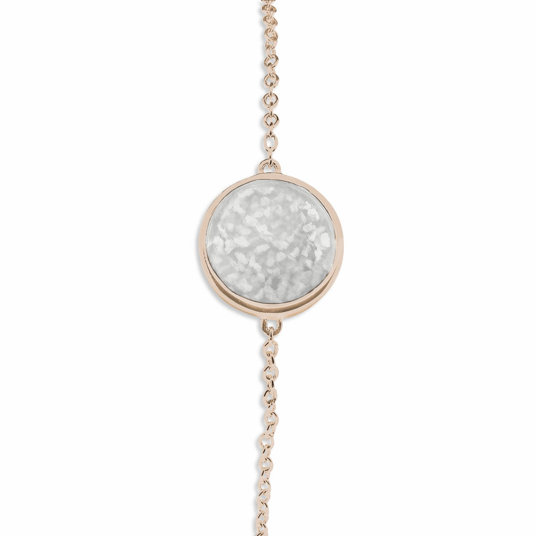 EverWith Ladies Classic Round Memorial Ashes Bracelet - EverWith Memorial Jewellery - Trade