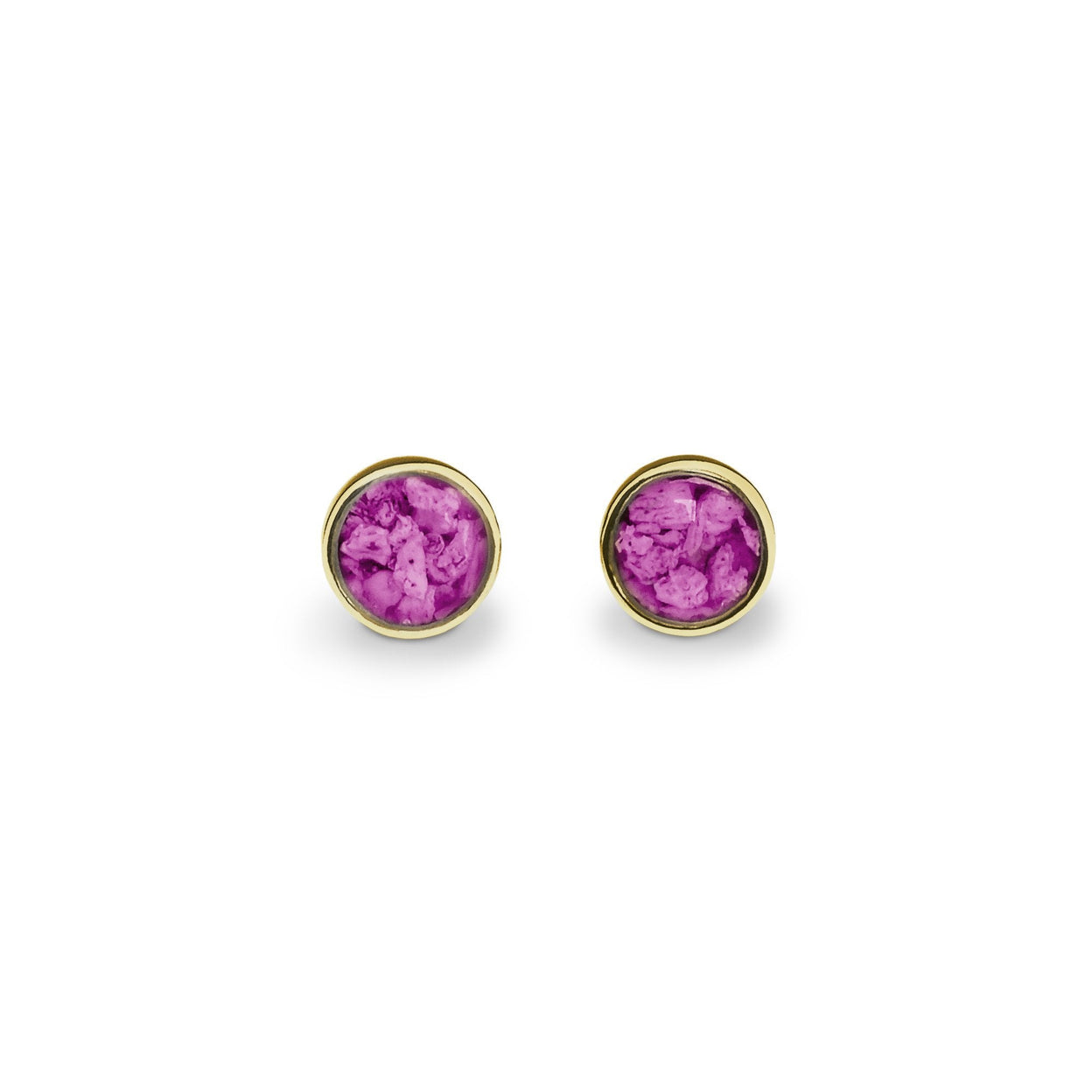 Load image into Gallery viewer, EverWith Ladies Classic Round Memorial Ashes Earrings - EverWith Memorial Jewellery - Trade