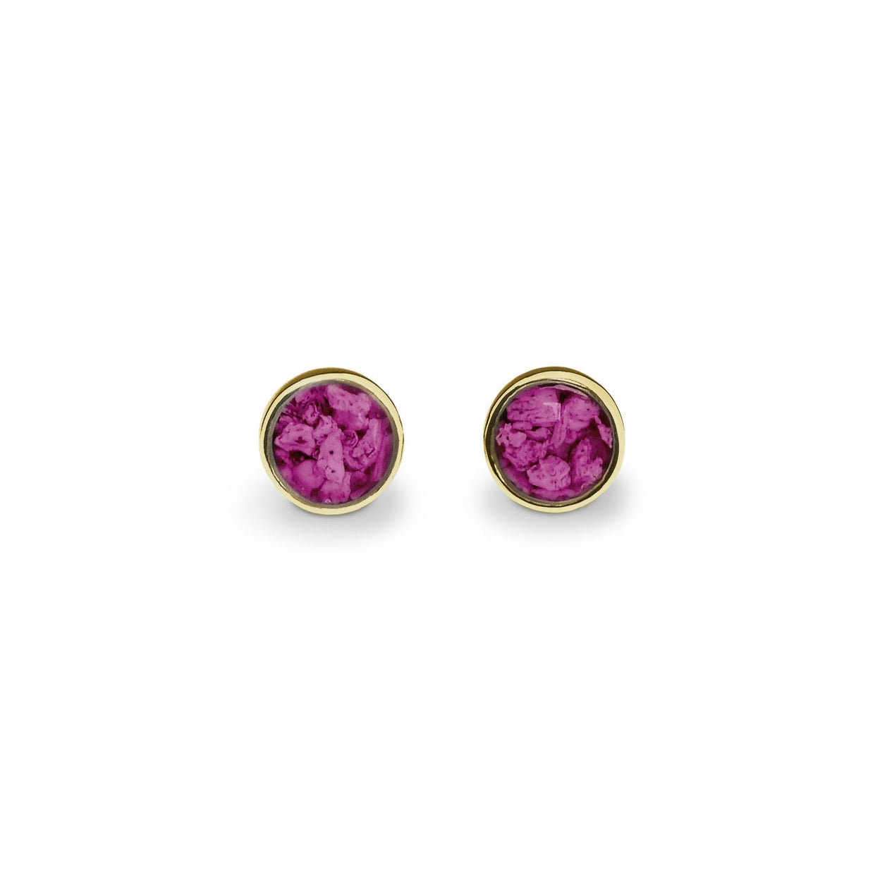 Load image into Gallery viewer, EverWith Ladies Classic Round Memorial Ashes Earrings - EverWith Memorial Jewellery - Trade