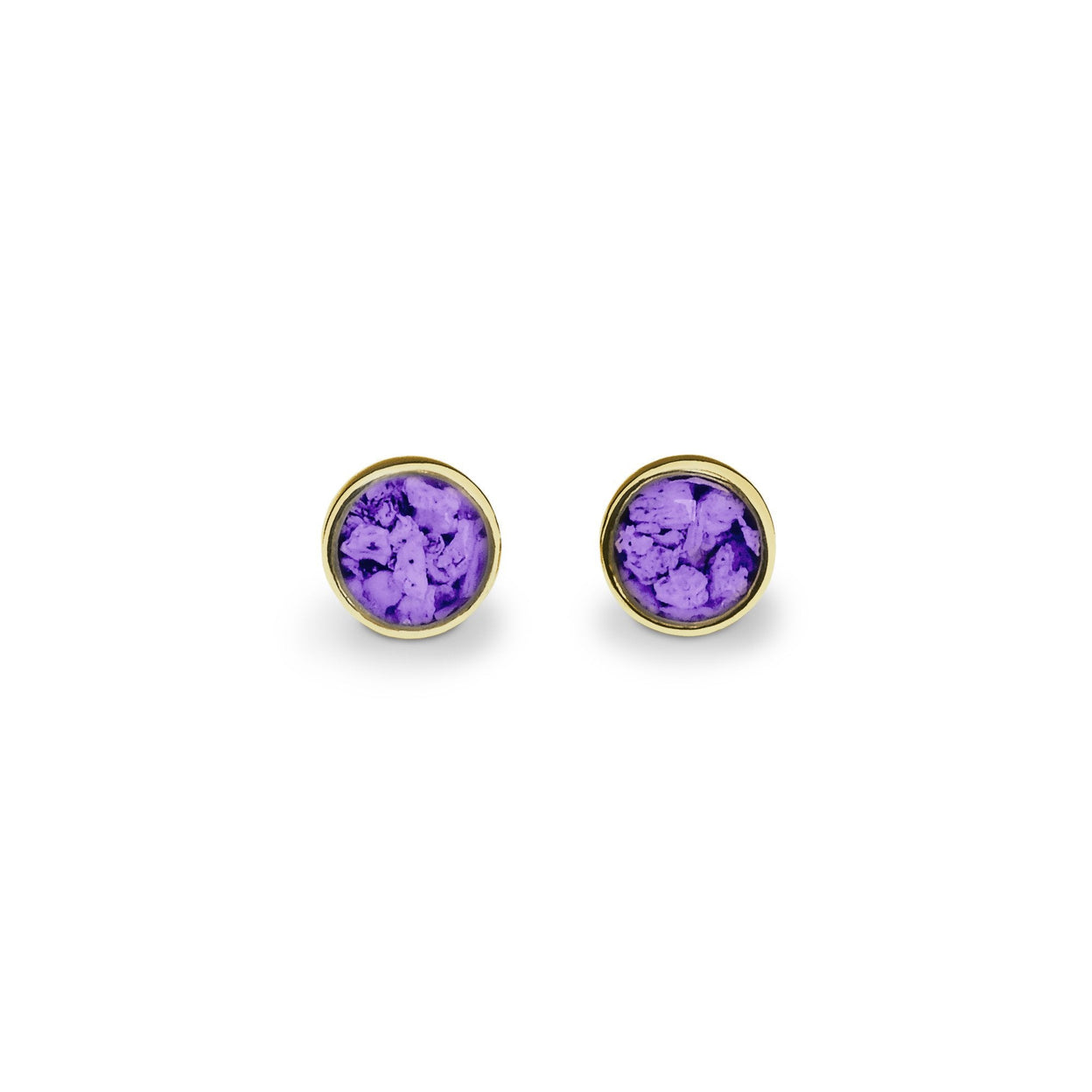 Load image into Gallery viewer, EverWith Ladies Classic Round Memorial Ashes Earrings - EverWith Memorial Jewellery - Trade