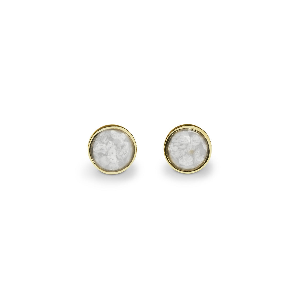 Load image into Gallery viewer, EverWith Ladies Classic Round Memorial Ashes Earrings - EverWith Memorial Jewellery - Trade