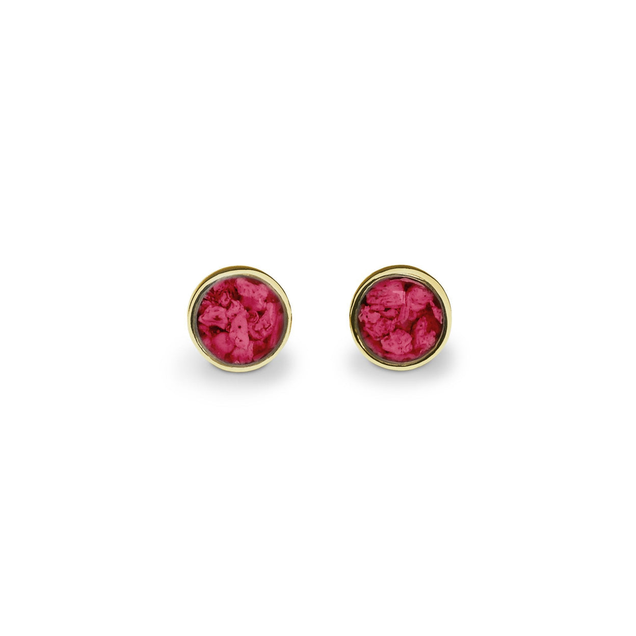 Load image into Gallery viewer, EverWith Ladies Classic Round Memorial Ashes Earrings - EverWith Memorial Jewellery - Trade