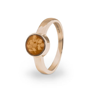 EverWith Ladies Classic Round Memorial Ashes Ring - EverWith Memorial Jewellery - Trade