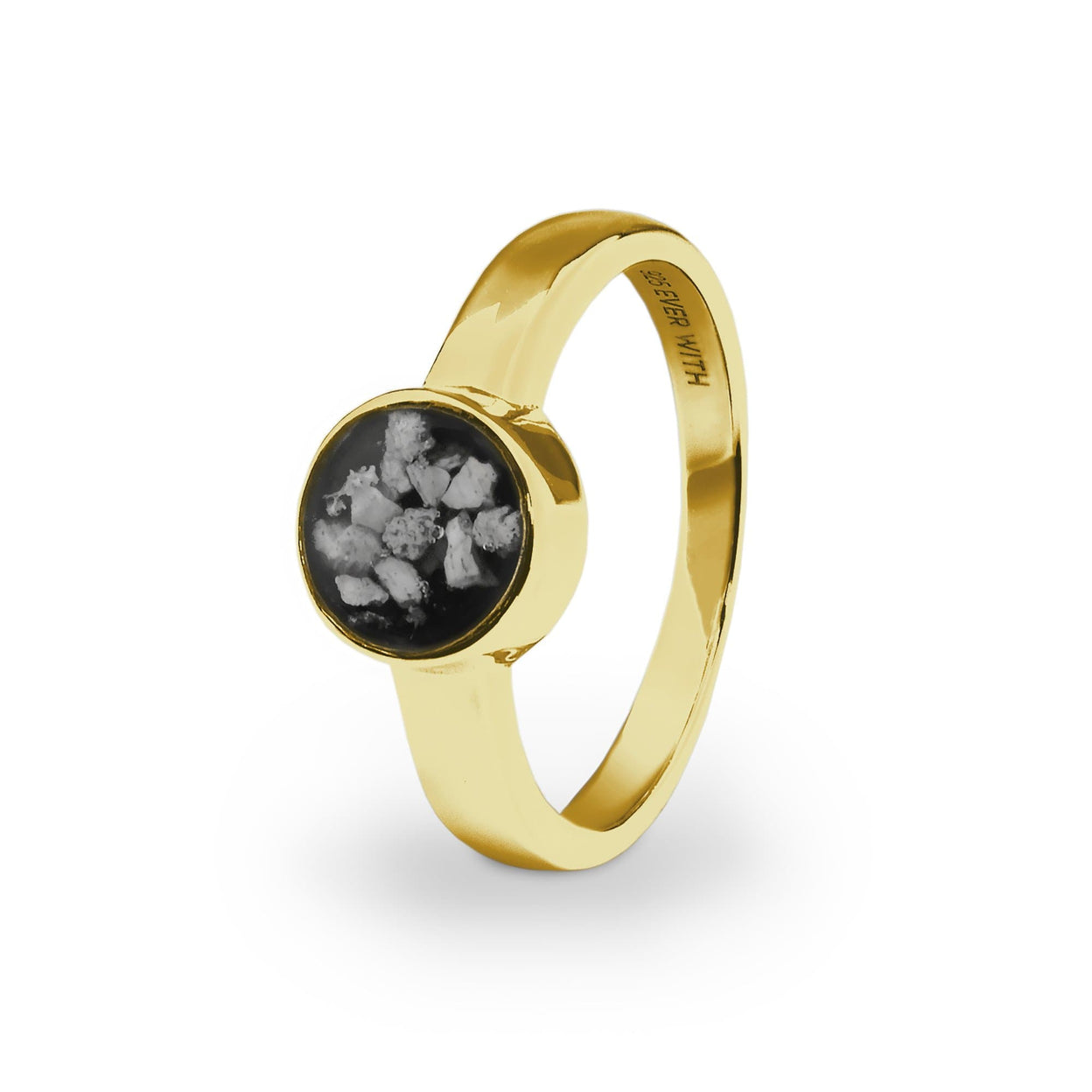 Load image into Gallery viewer, EverWith Ladies Classic Round Memorial Ashes Ring - EverWith Memorial Jewellery - Trade