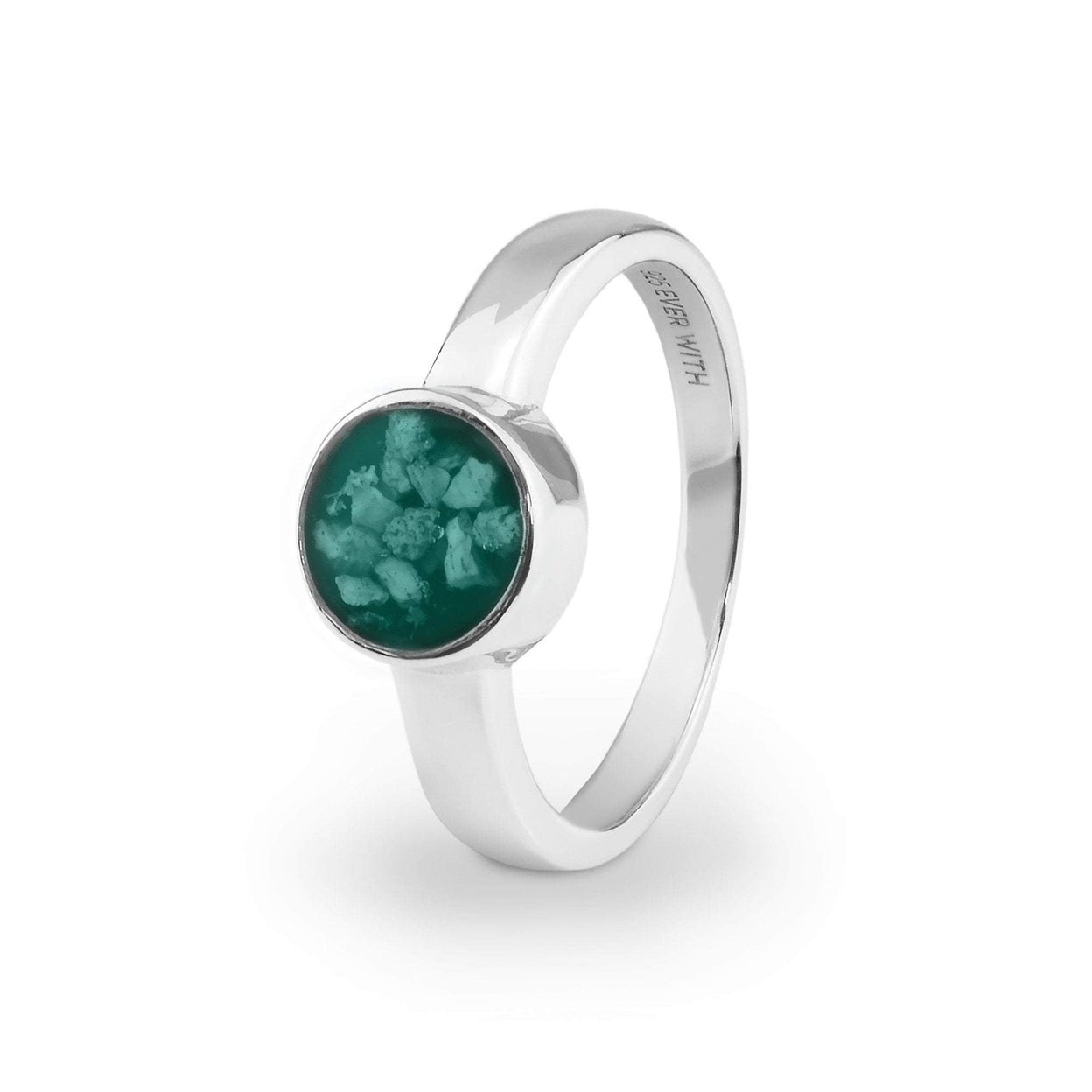Load image into Gallery viewer, EverWith Ladies Classic Round Memorial Ashes Ring - EverWith Memorial Jewellery - Trade