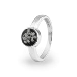 EverWith Ladies Classic Round Memorial Ashes Ring - EverWith Memorial Jewellery - Trade