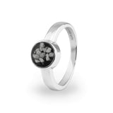 EverWith Ladies Classic Round Memorial Ashes Ring - EverWith Memorial Jewellery - Trade