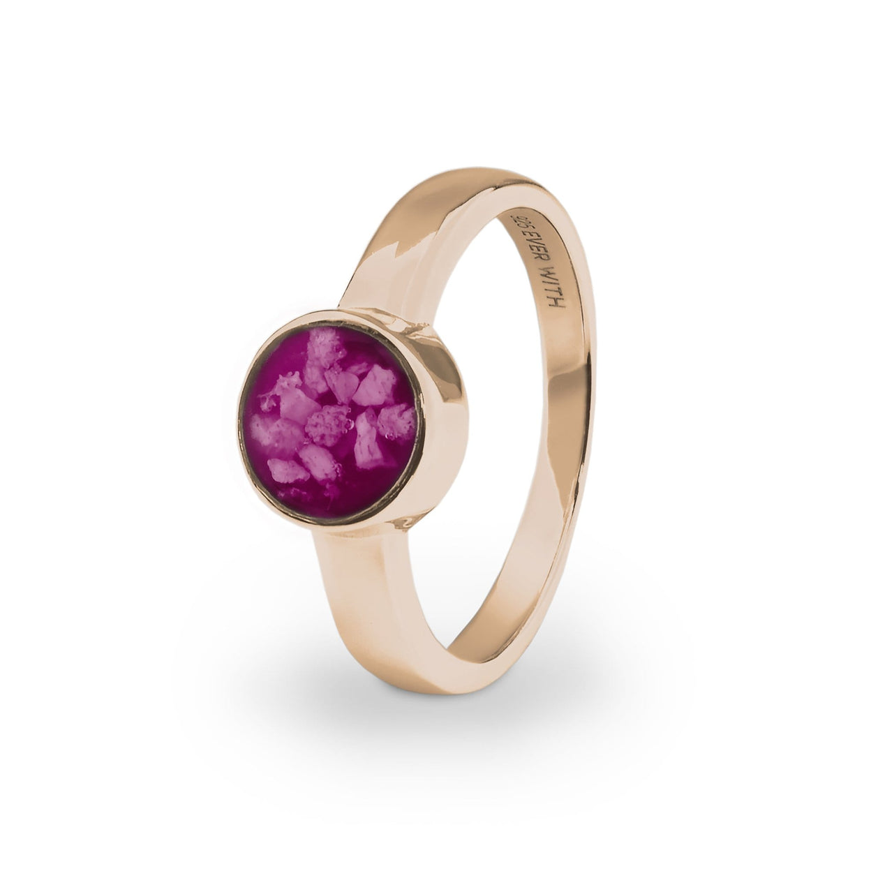 Load image into Gallery viewer, EverWith Ladies Classic Round Memorial Ashes Ring - EverWith Memorial Jewellery - Trade