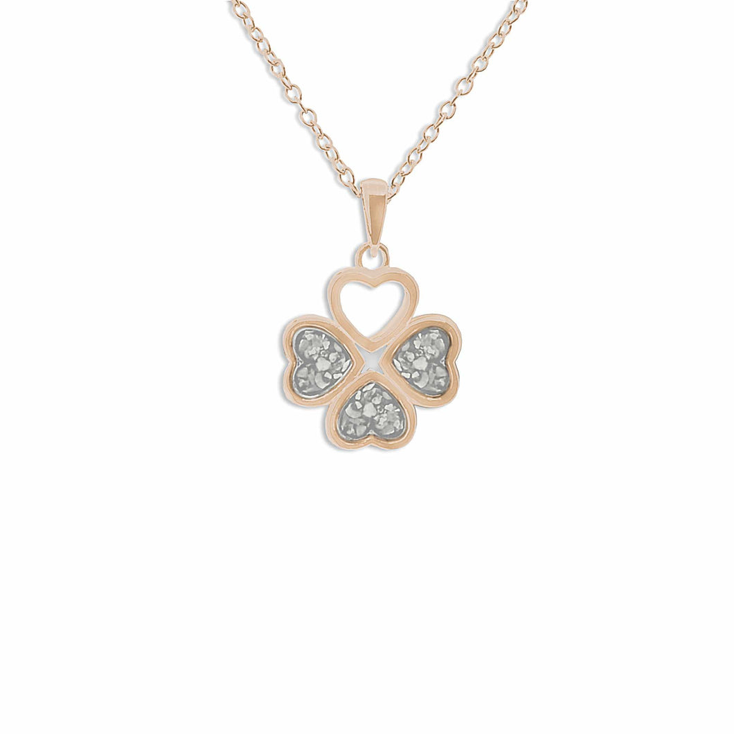 EverWith Ladies Clover Memorial Ashes Pendant - EverWith Memorial Jewellery - Trade