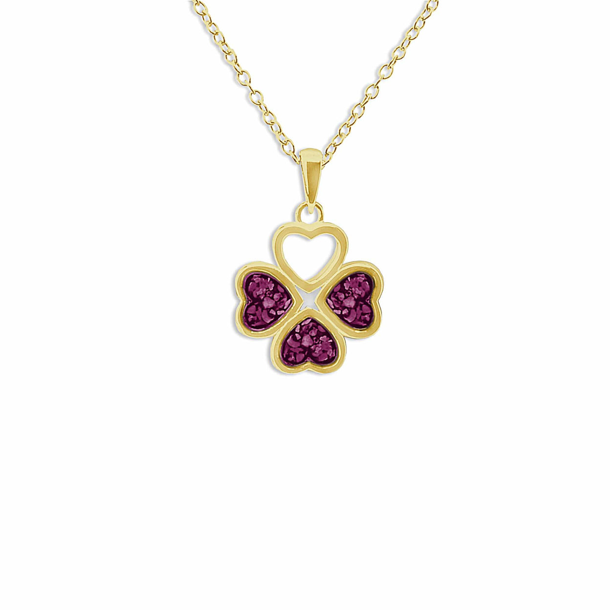 Load image into Gallery viewer, EverWith Ladies Clover Memorial Ashes Pendant - EverWith Memorial Jewellery - Trade