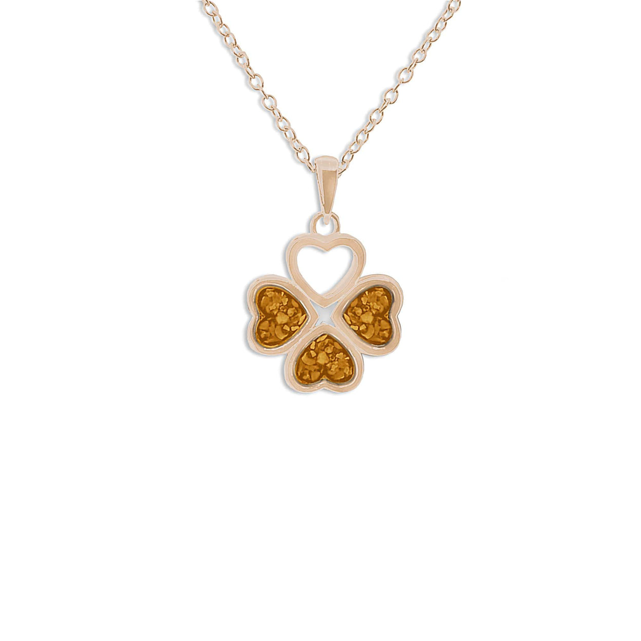 Load image into Gallery viewer, EverWith Ladies Clover Memorial Ashes Pendant - EverWith Memorial Jewellery - Trade