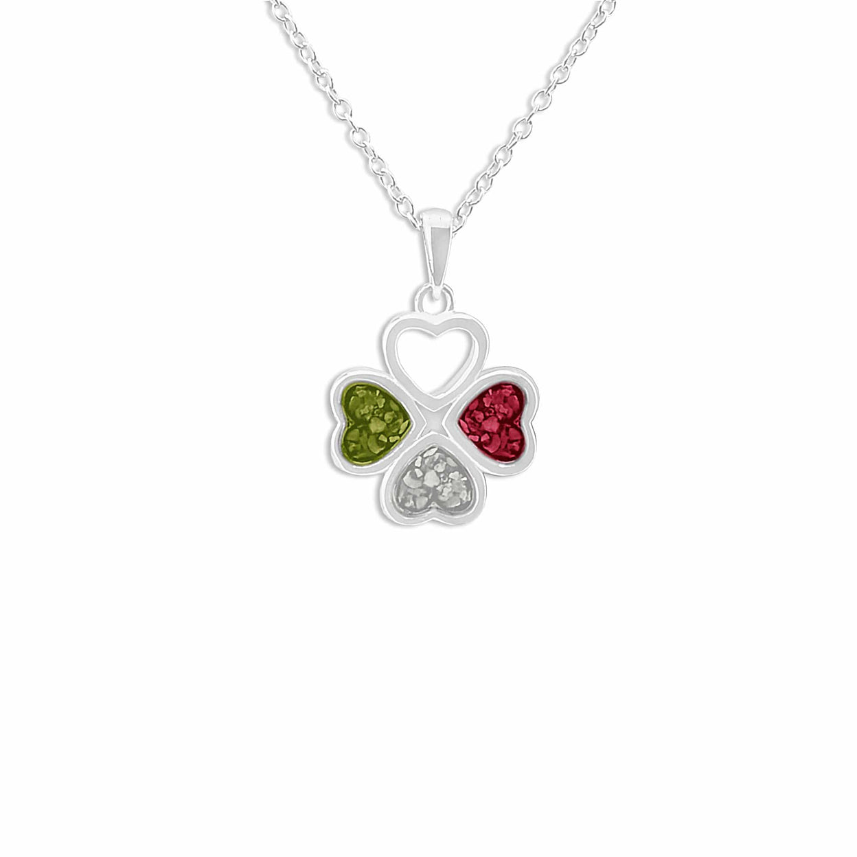 Load image into Gallery viewer, EverWith Ladies Clover Memorial Ashes Pendant - EverWith Memorial Jewellery - Trade