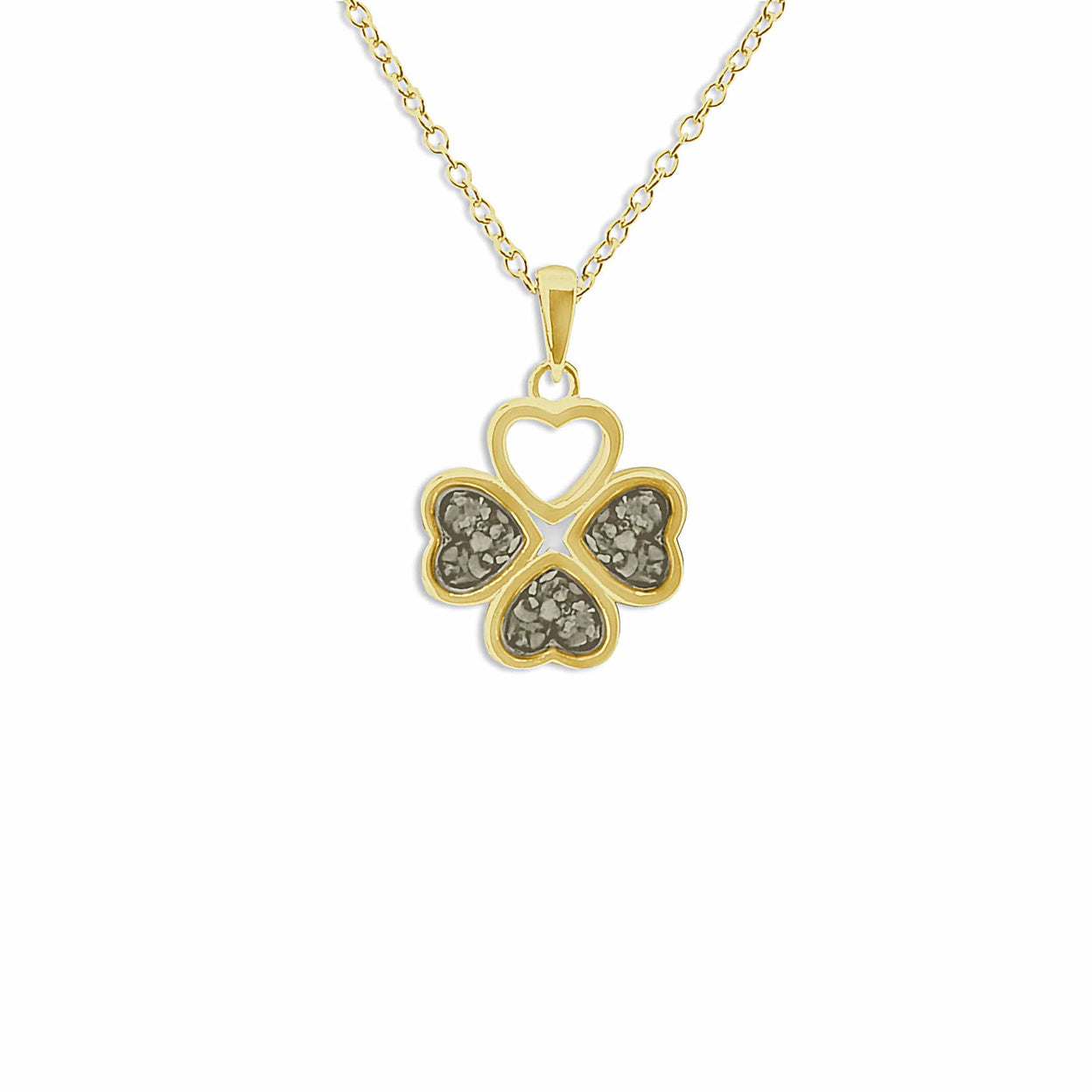 Load image into Gallery viewer, EverWith Ladies Clover Memorial Ashes Pendant - EverWith Memorial Jewellery - Trade