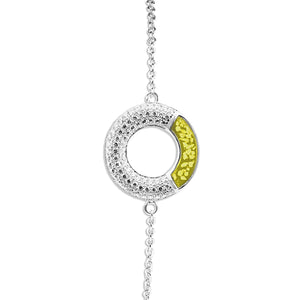 EverWith Ladies Eternal Memorial Ashes Bracelet with Fine Crystals - EverWith Memorial Jewellery - Trade