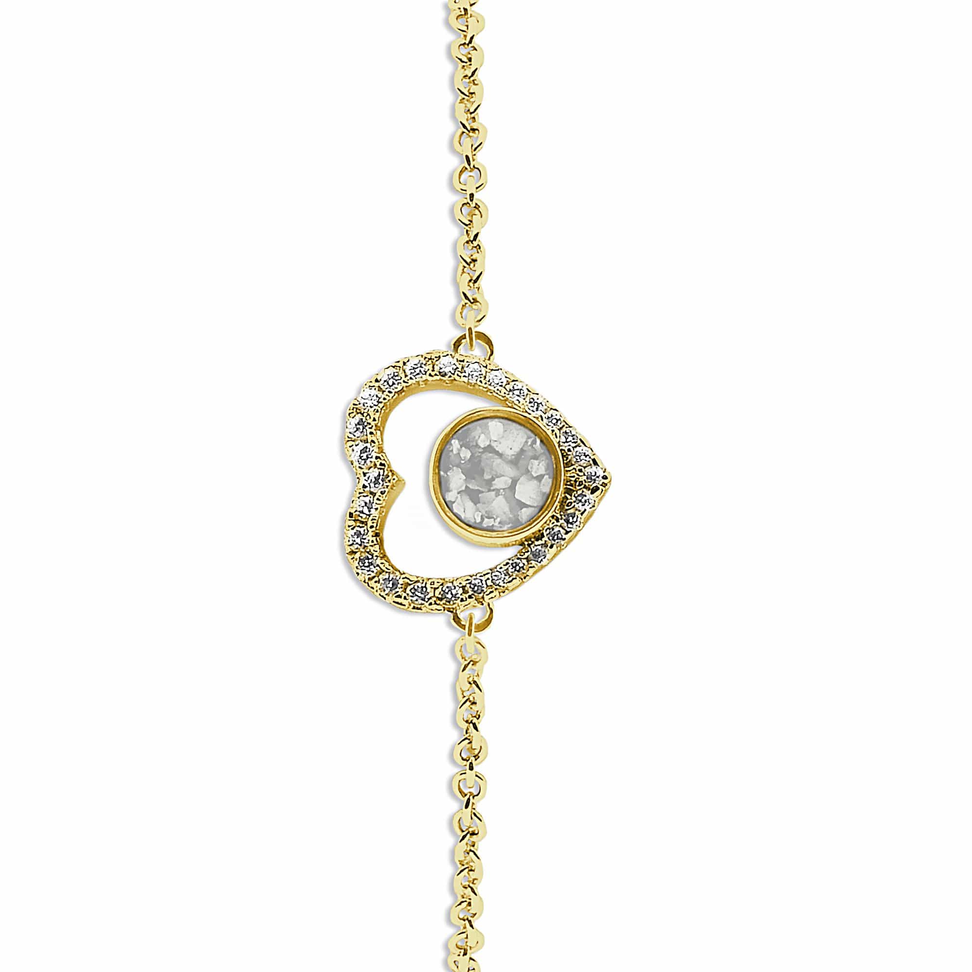 EverWith Ladies Forever Memorial Ashes Bracelet with Fine Crystals - EverWith Memorial Jewellery - Trade