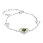 EverWith Ladies Forever Memorial Ashes Bracelet with Fine Crystals - EverWith Memorial Jewellery - Trade