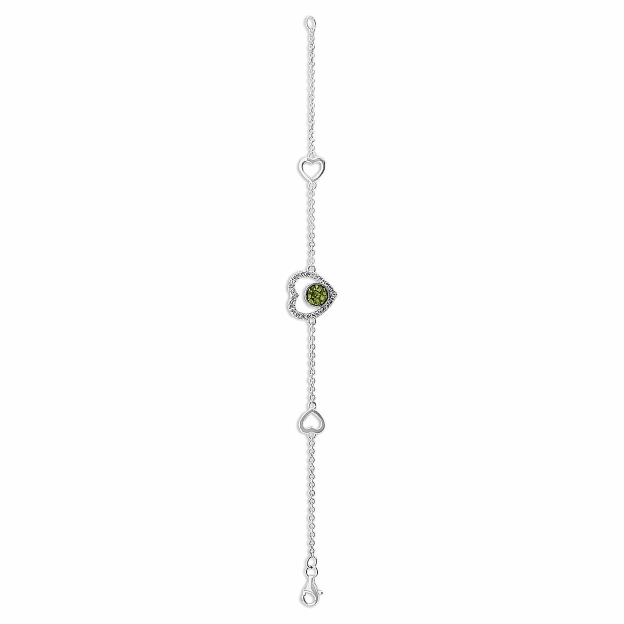 Load image into Gallery viewer, EverWith Ladies Forever Memorial Ashes Bracelet with Fine Crystals - EverWith Memorial Jewellery - Trade