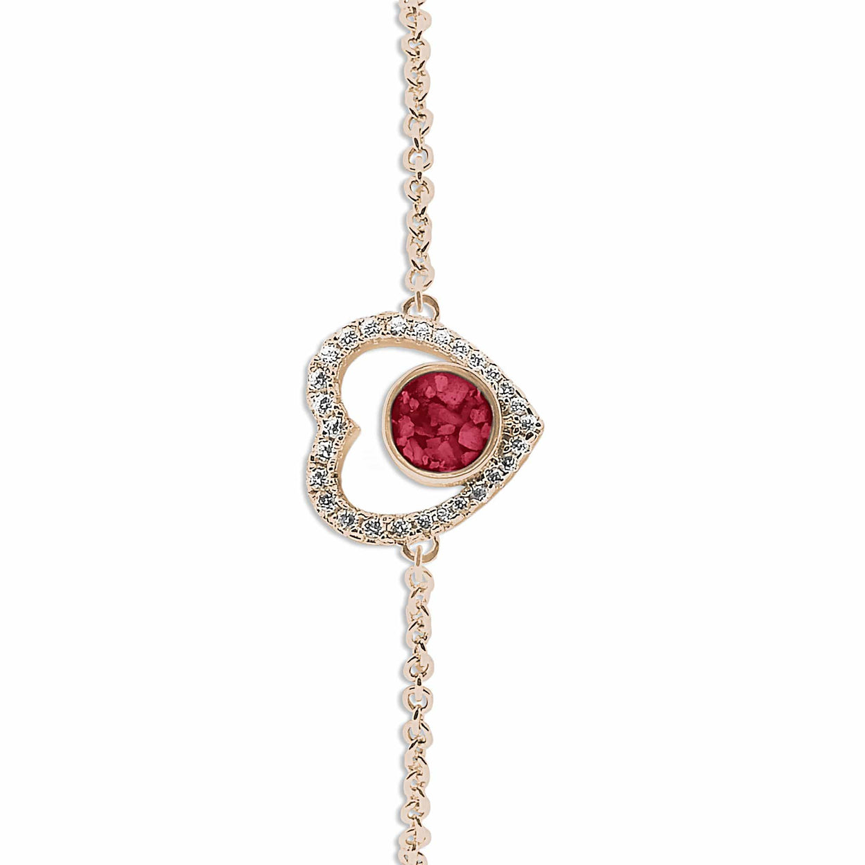 Load image into Gallery viewer, EverWith Ladies Forever Memorial Ashes Bracelet with Fine Crystals - EverWith Memorial Jewellery - Trade