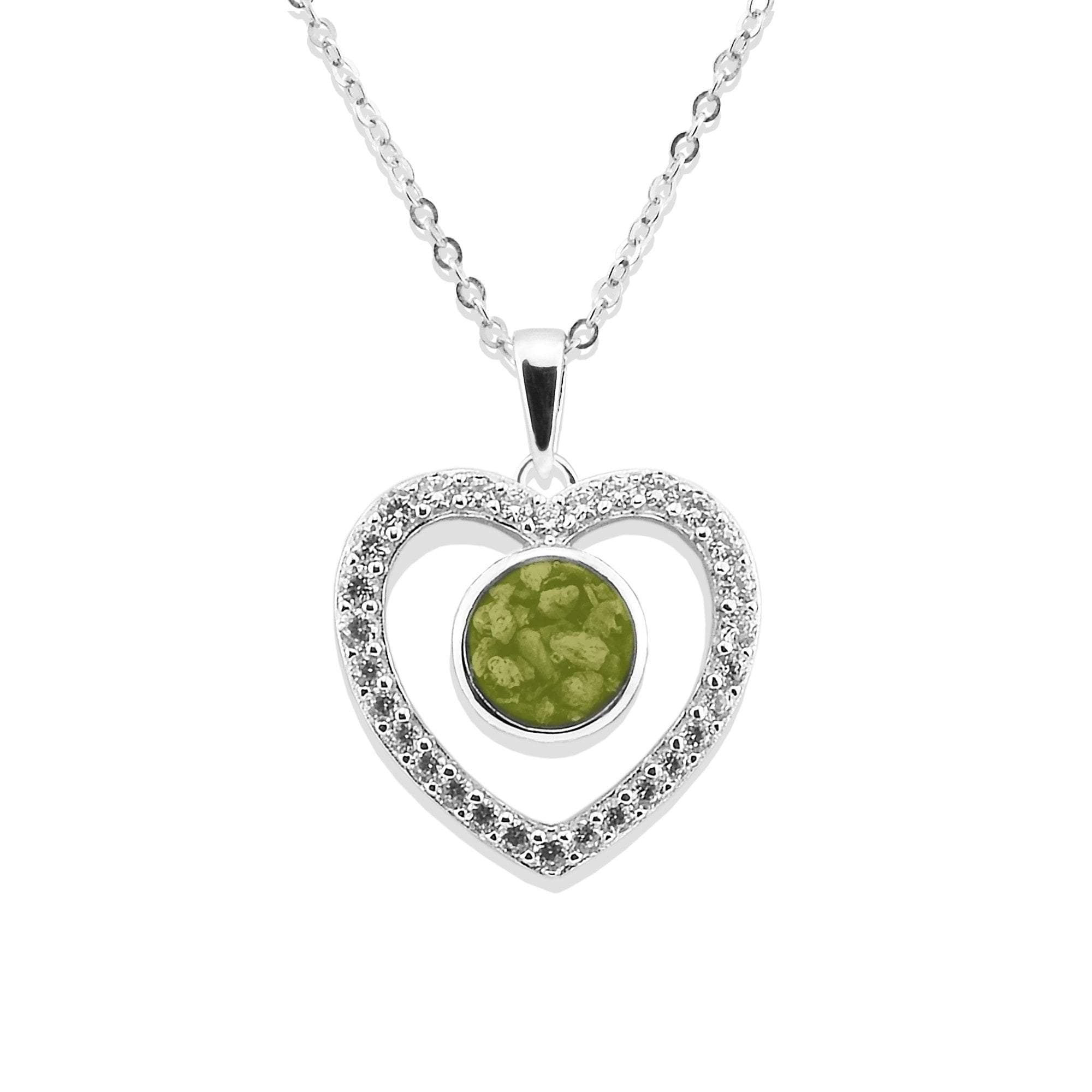EverWith Ladies Forever Memorial Ashes Pendant with Fine Crystals - EverWith Memorial Jewellery - Trade
