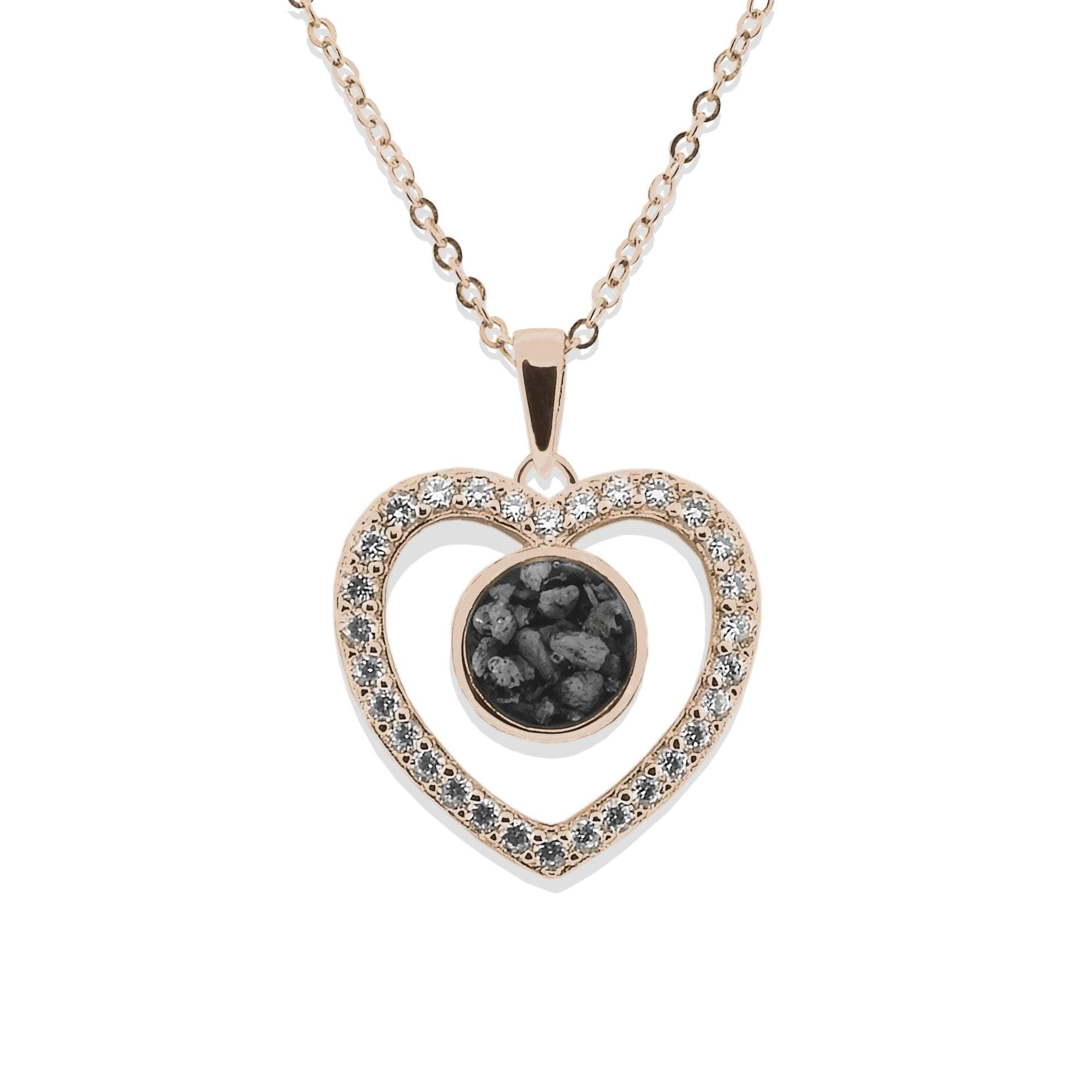 EverWith Ladies Forever Memorial Ashes Pendant with Fine Crystals - EverWith Memorial Jewellery - Trade