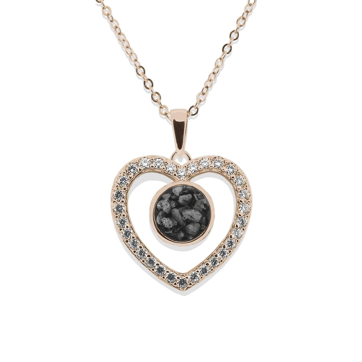 Load image into Gallery viewer, EverWith Ladies Forever Memorial Ashes Pendant with Fine Crystals - EverWith Memorial Jewellery - Trade