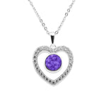 EverWith Ladies Forever Memorial Ashes Pendant with Fine Crystals - EverWith Memorial Jewellery - Trade