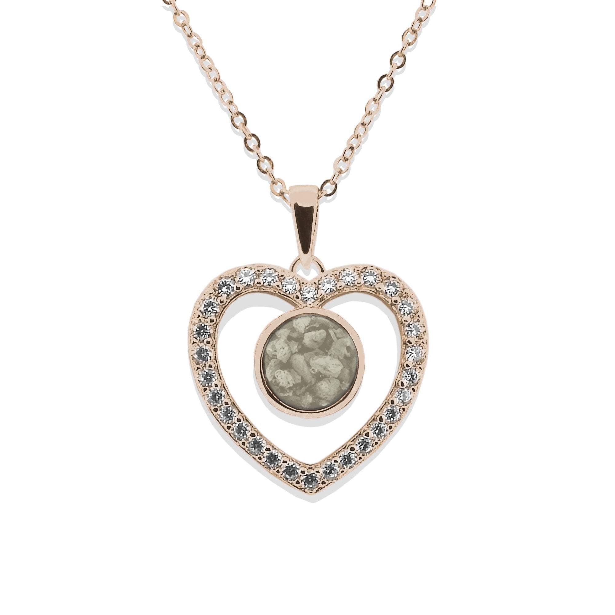 EverWith Ladies Forever Memorial Ashes Pendant with Fine Crystals - EverWith Memorial Jewellery - Trade