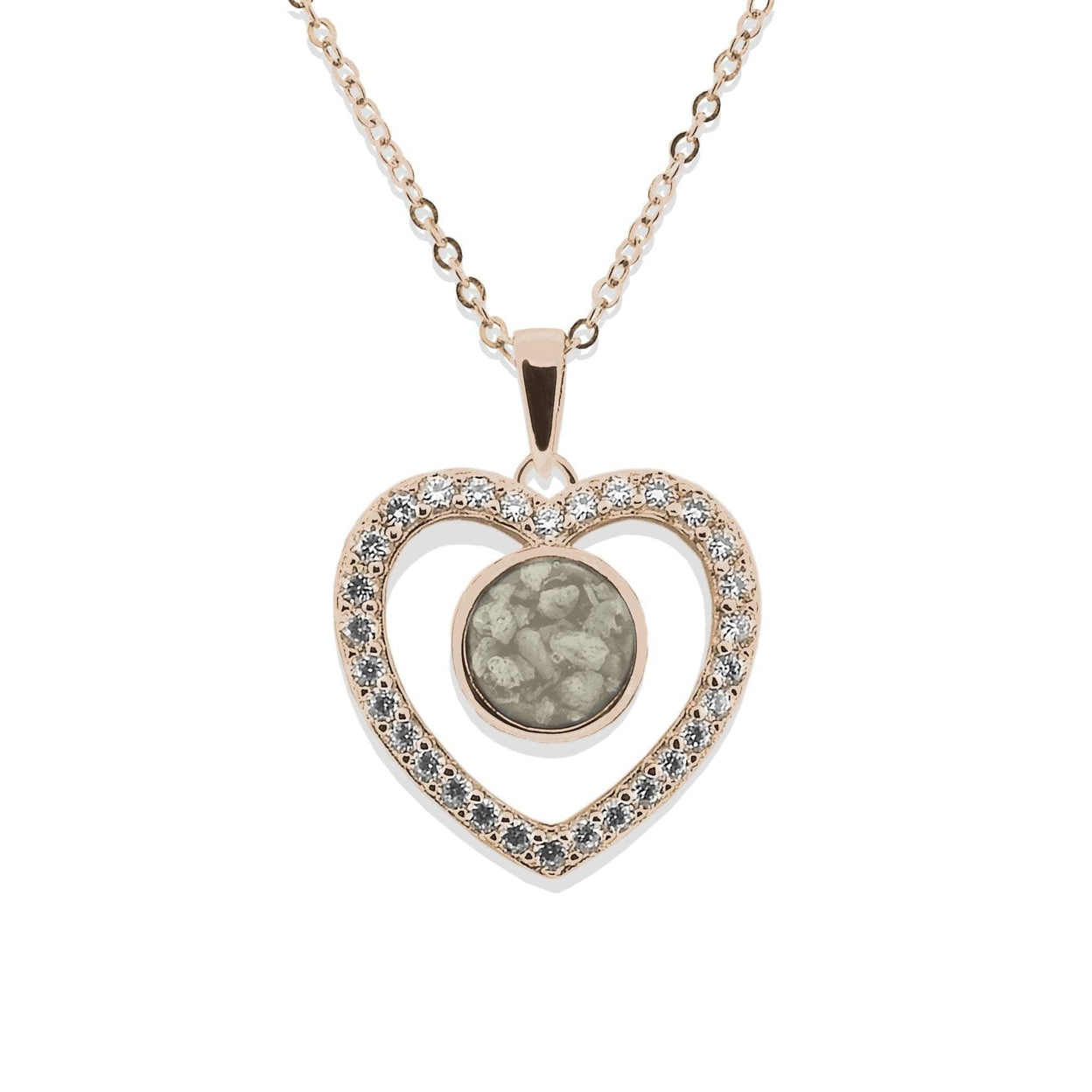 Load image into Gallery viewer, EverWith Ladies Forever Memorial Ashes Pendant with Fine Crystals - EverWith Memorial Jewellery - Trade