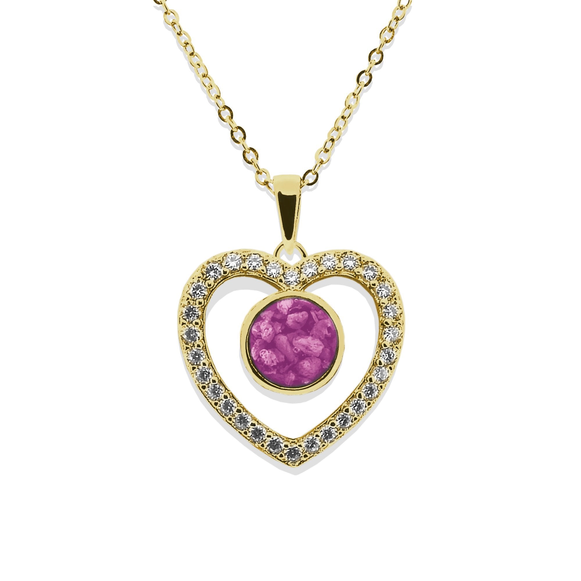 EverWith Ladies Forever Memorial Ashes Pendant with Fine Crystals - EverWith Memorial Jewellery - Trade