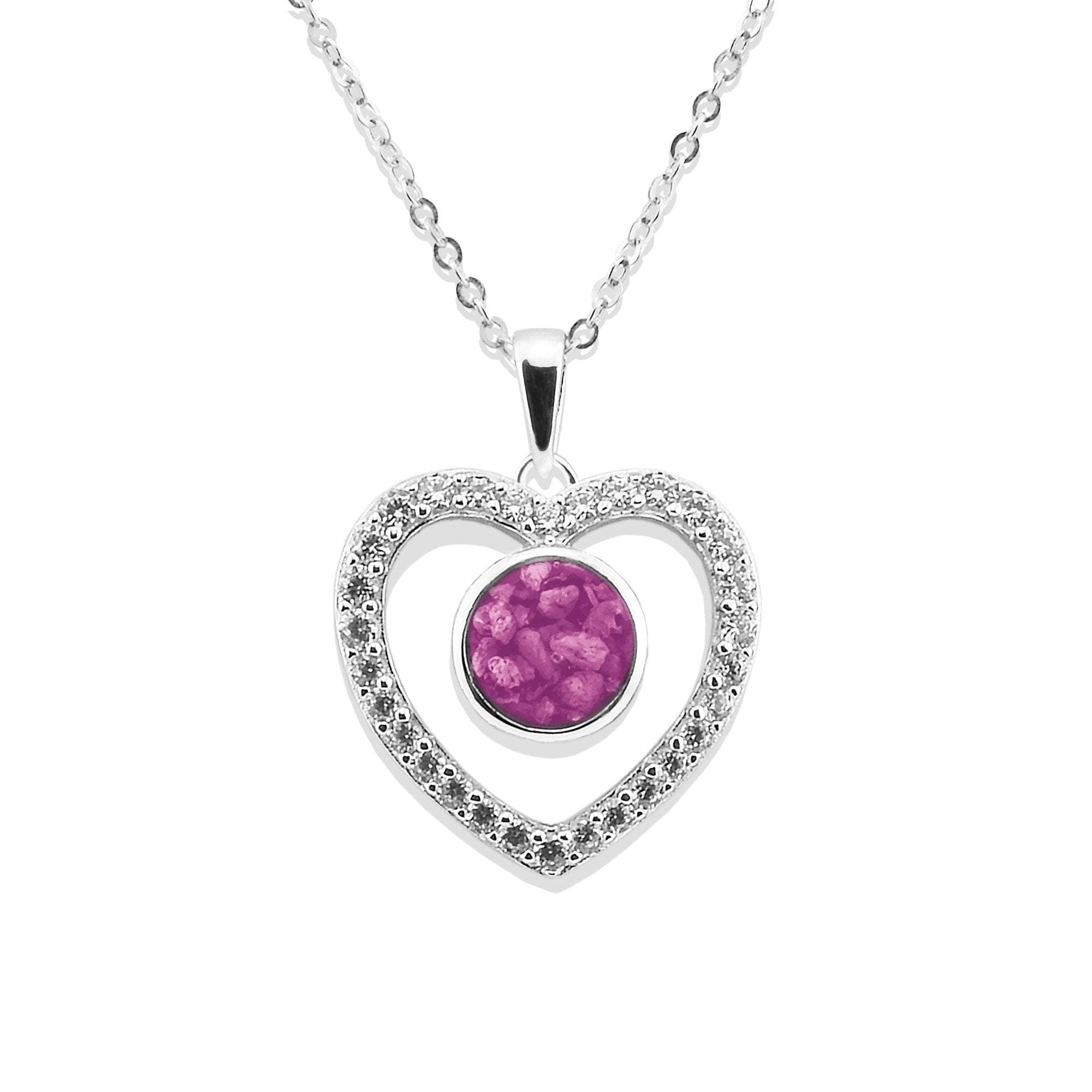 EverWith Ladies Forever Memorial Ashes Pendant with Fine Crystals - EverWith Memorial Jewellery - Trade